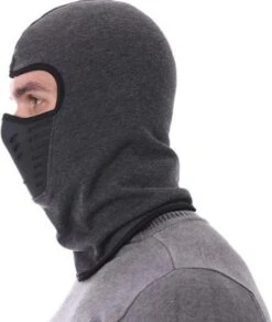 Merkloos Bivakmuts - Balaclava - Bivak - Motor Gezichtsmasker - Ski Masker - Muts - Grijs - Heren En Dames -SkiKleding Winkel 1015x1200 2