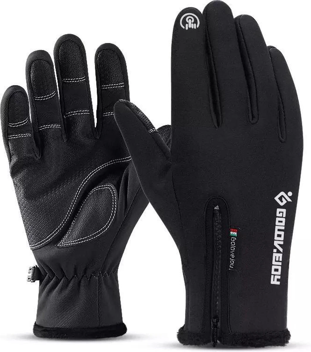 Luxe Thermo Handschoenen - Maat XL - Fleece Binnenkant - Regenbestendig 3 Luxe Thermo Handschoenen - Maat XL - Fleece Binnenkant - Regenbestendig