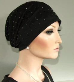 Chemomuts Beanie Met Strass Steentjes Kleur Zwart Maat One Size -SkiKleding Winkel 1079x1200