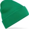 Merkloos Beechfield Original Cuffed Beanie Kelly Green -SkiKleding Winkel 1125x1200 9