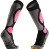 MyStand Skisokken - Wintersportsokken - Skiën Snowboarden Of Wandelen - Wintersokken Compressie - Dames/Heren - One Size - Maat 37 Tot 47 - Roze -SkiKleding Winkel 1162x1200