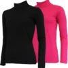 2-Pack Campri Skipully - Wintersportpully - Dames - Maat M - Zwart/Pink -SkiKleding Winkel 1172x1200 3