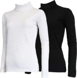 2-Pack Campri Skipully - Wintersportpully - Dames - Maat M - Wit/Zwart