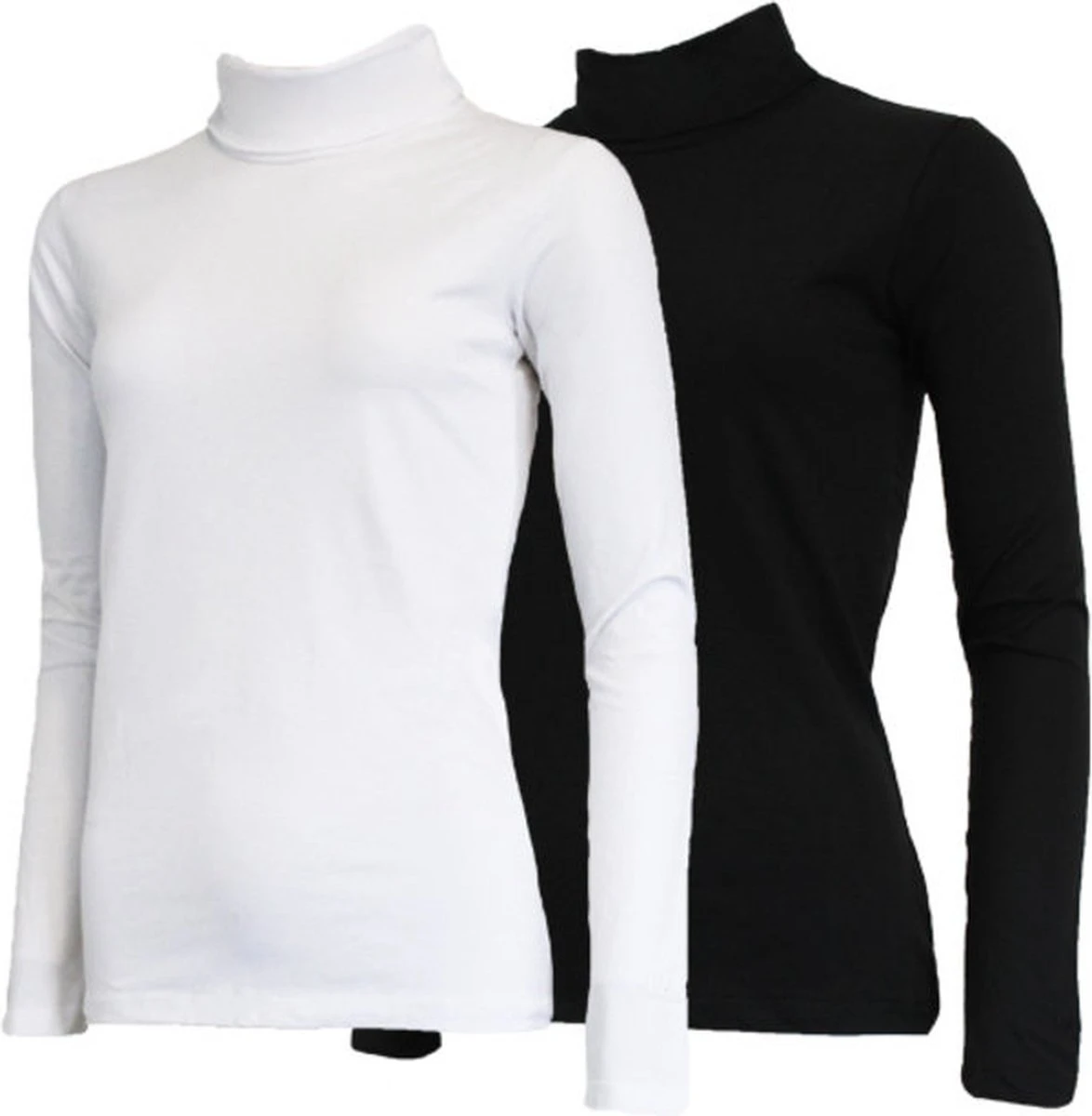 2-Pack Campri Skipully - Wintersportpully - Dames - Maat M - Wit/Zwart 3 2-Pack Campri Skipully - Wintersportpully - Dames - Maat M - Wit/Zwart