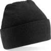 Merkloos Original Cuffed Beanie Zwart -SkiKleding Winkel 1180x1200