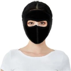 Ski Masker - Motor Gezichtsmasker - Bivakmuts - Mondkapje - Muts Skiën - Zwart - Heren En Dames