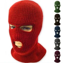 Facemask - Sportmuts - Driegats Muts - Skimuts - Bivak - Balaclava - Rood - One Size -SkiKleding Winkel 1197x1200 2