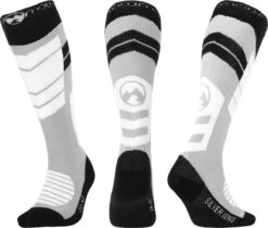 MowMow® - Skisokken Heren - Skisokken Dames - Maat 38-41 - Grijs