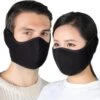 Facemask - Oorverwarmer - Nekwarmer - Fleece Ski Masker - Sjaal - Zwart -SkiKleding Winkel 1200x1056