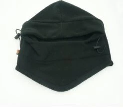 3-In-1 Fleece Balaclava Winter Muts Face Mask Nek Warmer - Thermo Helmmuts Capuchon Masker - Fiets Helm Muts - Wintersport Halswarmer Nekwarmer Facemask Bivakmuts - Zwartgrijs -SkiKleding Winkel 1200x1058