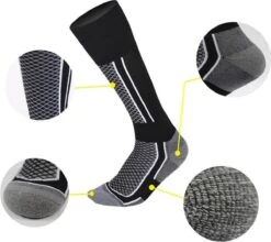 Seazy Skisokken - Wintersportsokken - Skiën, Snowboarden Of Wandelen - Goede Vochtafvoer - Dames/Heren - Maat 39 - 45 -SkiKleding Winkel 1200x1067