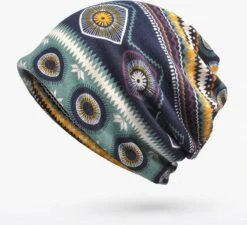 Beanie- Boasty ® Cultura - Muts, Uniseks Vissers Beanie Retro Navy Style Beanie - Hippie -Beanie - Hippie - One Size - Hippie Accessoires-retro - Hoed- Pasen