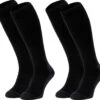 NOMAD® Skisokken Premium Merinowol 2-Pack | Maat 43/46 Zwart | Skiën / Snowboarden / Wandelen | Goede Vochtafvoer | Extra Versteviging | Ski Sokken Heren / Dames -SkiKleding Winkel 1200x1093 1