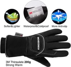Merkloos Thermische Handschoenen -100°F (-73C) Waterdichte En Winddichte - 3M Thinsulate Winter Touchscreen Warme Handschoenen - Voor Fietsen, Paardrijden, Hardlopen, Buitensporten - Voor Dames En Heren - Zwart -SkiKleding Winkel 1200x1133 1