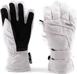 SINNER Mesa Handschoenen Dames - Wit - L 7,5