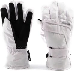 SINNER Mesa Handschoenen Dames - Wit - S 6,5