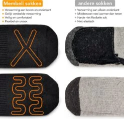 Membeli Verwarmde Sokken Elektrisch - Sokken Met Verwarming - Maat 39 T/m 44 - Thermosokken - Zwart -SkiKleding Winkel 1200x1156