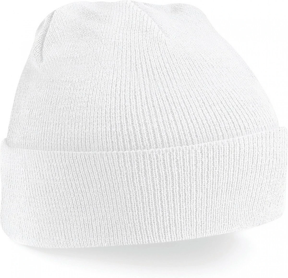 Merkloos Beechfield Basic Winter Muts - Wit 6 Merkloos Beechfield Basic Winter Muts - Wit - Afbeelding 4