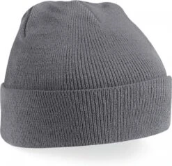 Merkloos Beechfield Basic Winter Muts/beanie Antraciet Grijs Acryl Voor Volwassenen - Winter Essentials/accessoires -SkiKleding Winkel 1200x1159 1