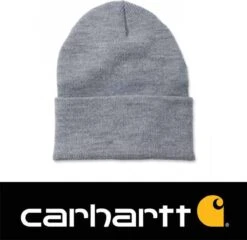 Carhartt Muts Acryl Watch Hat Unisex - Grijs - One Size -SkiKleding Winkel 1200x1164