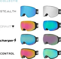MowMow® CHARGER - Skibril | X-celLens + BONUS Lens | Luxe Skibrilcase | Unisex | UV400 -SkiKleding Winkel 1200x1170