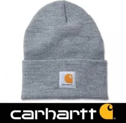 Carhartt Muts Acryl Watch Hat Unisex - Grijs - One Size -SkiKleding Winkel 1200x1177 1
