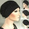 Chemomuts Beanie Met Strass Steentjes Kleur Zwart Maat One Size -SkiKleding Winkel 1200x1193 1