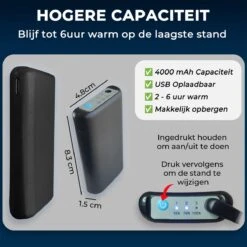Basila® Elektrische Sokken - Zwart - Unisex Voor Vrouwen En Mannen - Free Size - 4000mAh Accu - USB Oplaadbaar - Verwarmde Sokken Met Accu -SkiKleding Winkel 1200x1200 108