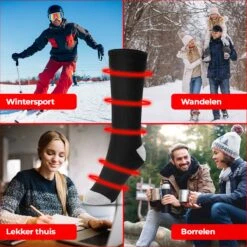 Saaf Verwarmde Sokken - Elektrisch - Oplaadbaar - Incl. Oplader - 3 Standen - Unisex - Maat 38-44 -SkiKleding Winkel 1200x1200 131