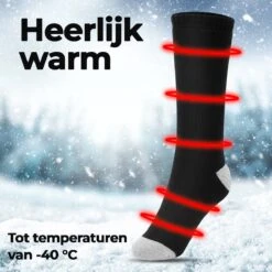 Saaf Verwarmde Sokken - Elektrisch - Oplaadbaar - Incl. Oplader - 3 Standen - Unisex - Maat 38-44 -SkiKleding Winkel 1200x1200 133