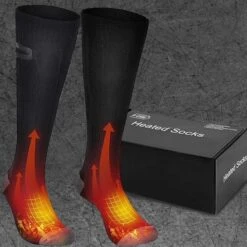 B-care Verwarmde Sokken - Elektrische Sokken - One Size Fits All - Inclusief Oplaadbare Accu - 4000 MAh Batterijen - 3 Verschillende Warmte Standen - Thermosokken - Wintersport - Wandelen - Skiën - Skivakantie - Skisokken -SkiKleding Winkel 1200x1200 144