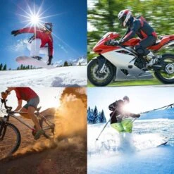 Merkloos Lifetime Motor Bivakmuts / Balaclava Zwart - 2 Stuks - One Size -SkiKleding Winkel 1200x1200 157