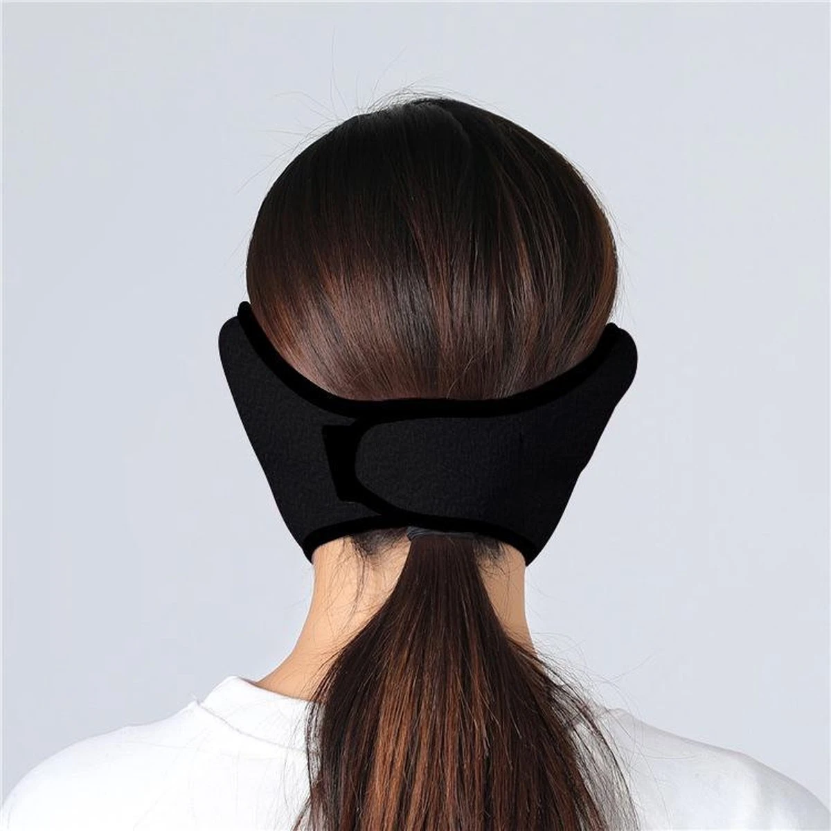 Facemask - Oorverwarmer - Nekwarmer - Fleece Ski Masker - Sjaal - Zwart 6 Facemask - Oorverwarmer - Nekwarmer - Fleece Ski Masker - Sjaal - Zwart - Afbeelding 4