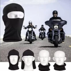 Bivakmuts- Zwart - Bivakmuts Voor Op De Motor- Nekwarmer- One Size - Skimuts- Balaclava