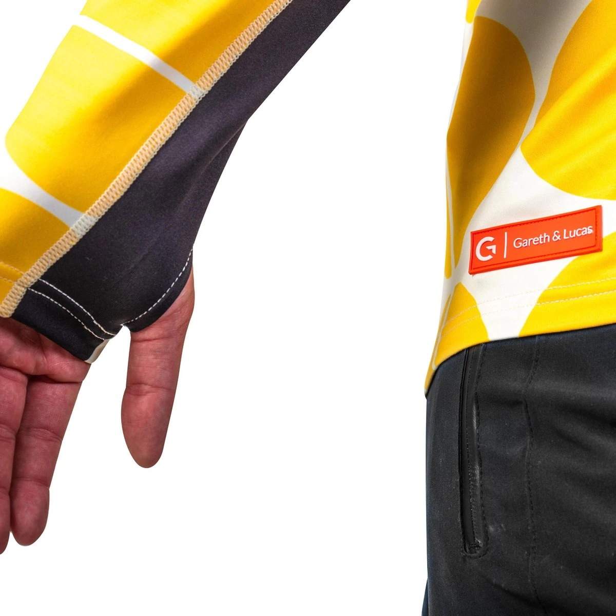 Gareth & Lucas Skipully The Six - Heren L - 100% Gerecycled Polyester - Midlayer Sportshirt - Wintersport 6 Gareth & Lucas Skipully The Six - Heren L - 100% Gerecycled Polyester - Midlayer Sportshirt - Wintersport - Afbeelding 4