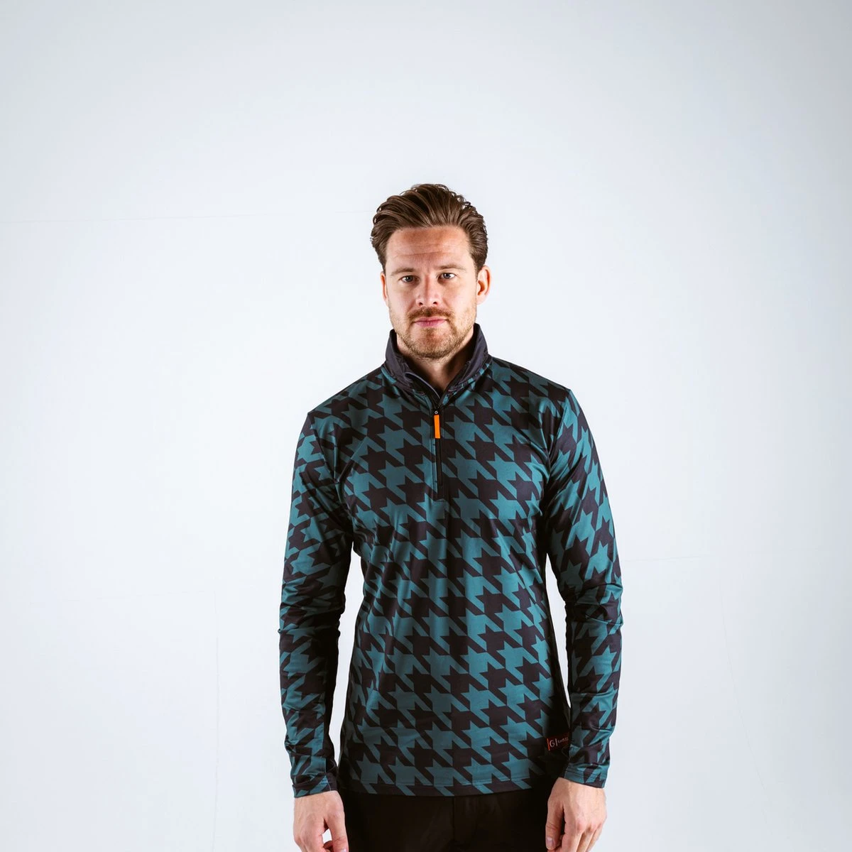 Gareth & Lucas Skipully The Sixteen - Heren S - 100% Gerecycled Polyester - Midlayer Sportshirt - Wintersport 6 Gareth & Lucas Skipully The Sixteen - Heren S - 100% Gerecycled Polyester - Midlayer Sportshirt - Wintersport - Afbeelding 4