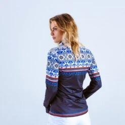 Gareth & Lucas Skipully The Twenty-Five - Dames S - 100% Gerecycled Polyester - Midlayer Sportshirt - Wintersport -SkiKleding Winkel 1200x1200 391