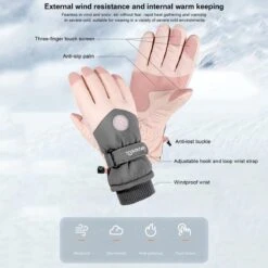 Touchscreen Ski Handschoenen - Grijs -SkiKleding Winkel 1200x1200 81