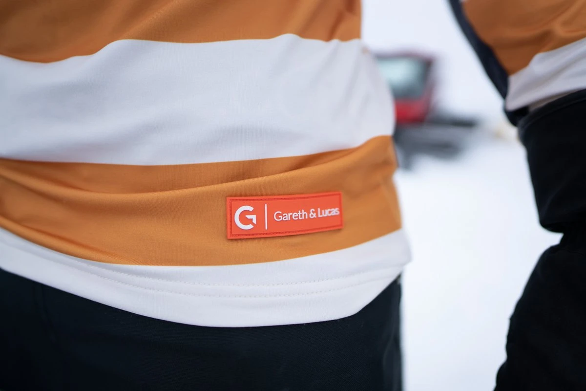 Gareth & Lucas Skipully The Four - Heren M - 100% Gerecycled Polyester - Midlayer Sportshirt - Wintersport 5 Gareth & Lucas Skipully The Four - Heren M - 100% Gerecycled Polyester - Midlayer Sportshirt - Wintersport - Afbeelding 3