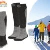 Heat Essentials - Ski Sokken 39 42 - Grijs - 2 Paar - Unisex - Extra Ondersteuning En Demping - Warme Sokken Met Wol - Skisokken Heren - Skisokken Dames - Wintersport Sokken - Huissokken - Compressie Sokken -SkiKleding Winkel 1200x807 1