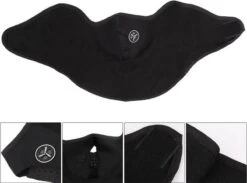 Fleece Skimasker | Sjaal Bandana | Nekwarmer | Face Mask | Gezichtsmasker | Colsjaal | Wintersport | Skiën | Snowboarden | Motorrijden | Scooter Rijden | Wielrennen | Mountainbiken | Thermo Winddicht | Zwart -SkiKleding Winkel 1200x890