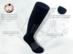6 Paar Skisokken - Wintersportsokken - Zwart - Maat 35-38 -SkiKleding Winkel 1200x900 1