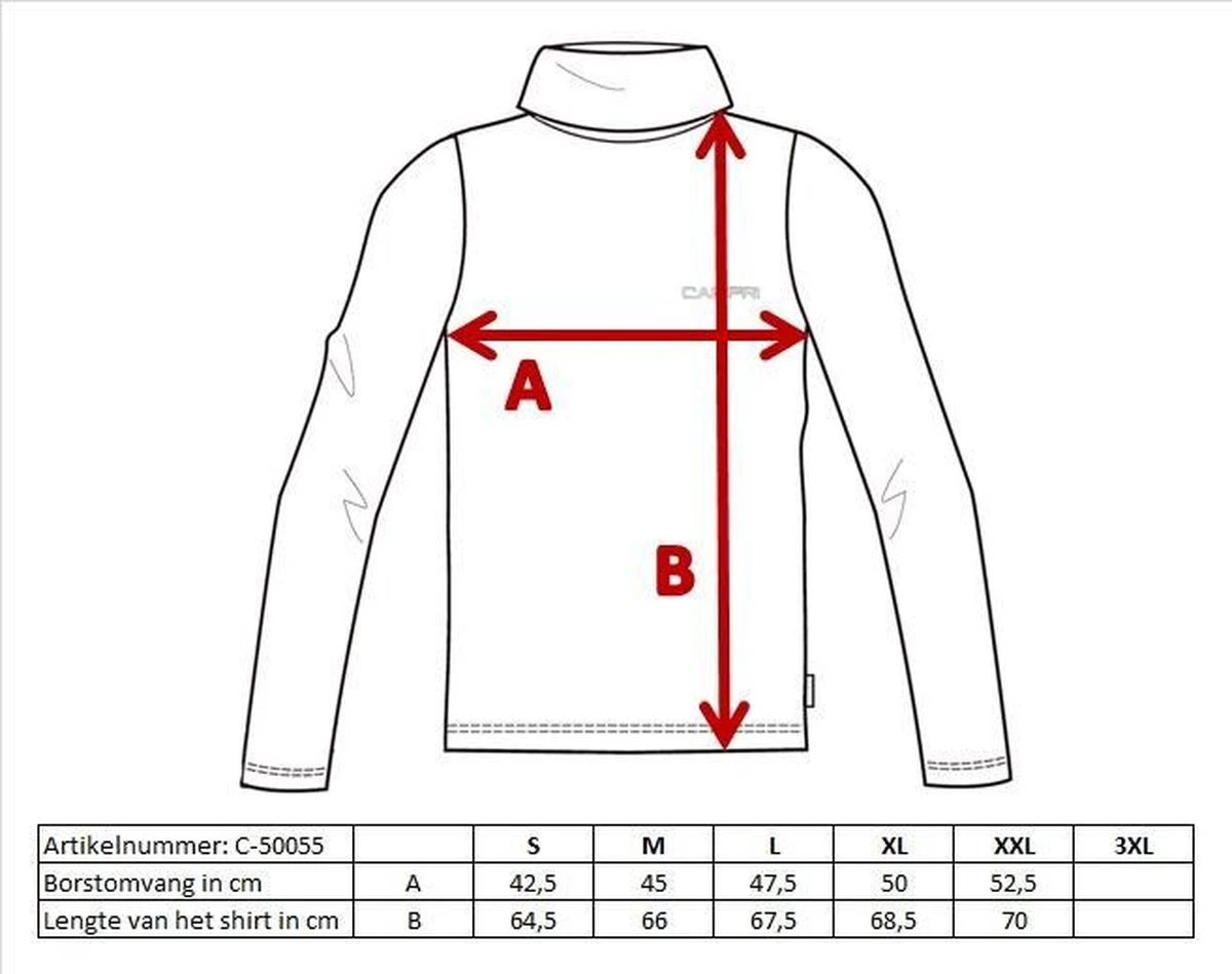 Campri Skipully - Wintersportpully - Dames - Maat XXL - Roze 5 Campri Skipully - Wintersportpully - Dames - Maat XXL - Roze - Afbeelding 3
