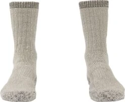 2-Pack Dikke Wollen Thermosokken Met Badstof Voering S5 - Unisex - Grijs - Maat 43-45 -SkiKleding Winkel 1200x976