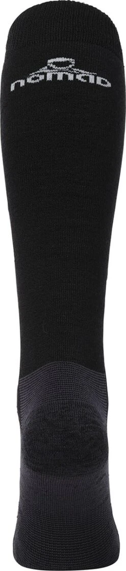 NOMAD® Skisokken Premium Merinowol 2-Pack | Maat 39/42 Zwart | Skiën / Snowboarden / Wandelen | Goede Vochtafvoer | Extra Versteviging | Ski Sokken Heren / Dames -SkiKleding Winkel 266x1200 1