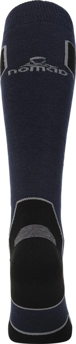 NOMAD® Skisokken Essential 2-Pack | Maat 39/42 Donkerblauw | Skiën / Snowboarden / Wandelen | Goede Vochtafvoer | Extra Versteviging | Ski Sokken Heren / Dames -SkiKleding Winkel 268x1200 1