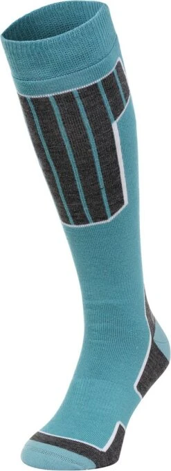 NOMAD® Skisokken Essential 2-Pack | Maat 35/38 Groen | Skiën / Snowboarden / Wandelen | Goede Vochtafvoer | Extra Versteviging | Ski Sokken Heren / Dames -SkiKleding Winkel 435x1200 1