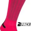 Starling Skikousen - 2-Pack - Whistler - Fuchsia/Grijs - 39/42 -SkiKleding Winkel 547x1200 1