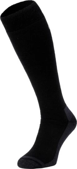 NOMAD® Skisokken Premium Merinowol 2-Pack | Maat 43/46 Zwart | Skiën / Snowboarden / Wandelen | Goede Vochtafvoer | Extra Versteviging | Ski Sokken Heren / Dames -SkiKleding Winkel 547x1200 4