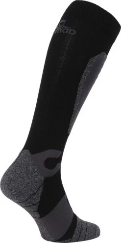 NOMAD® Skisokken Pro Merinowol 1-Pack | Maat 39/42 Zwart | Skiën / Snowboarden / Wandelen | Goede Vochtafvoer | Extra Versteviging | Ski Sokken Heren / Dames -SkiKleding Winkel 600x1200 1